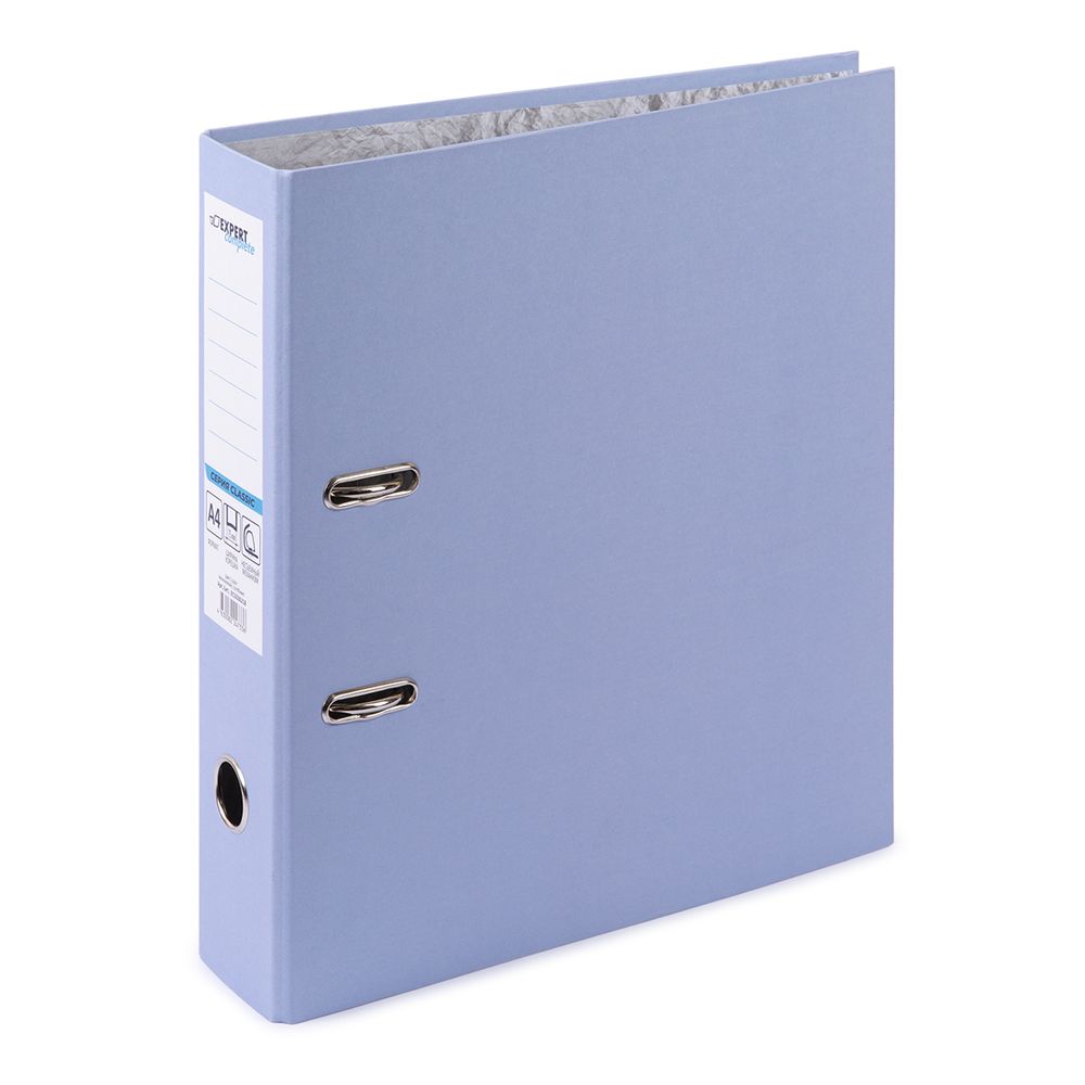 Регистратор Pastel 75 мм, 10 шт, Classic Lite A4 арочный механизм, васильковый EC1026218, Expert Complete