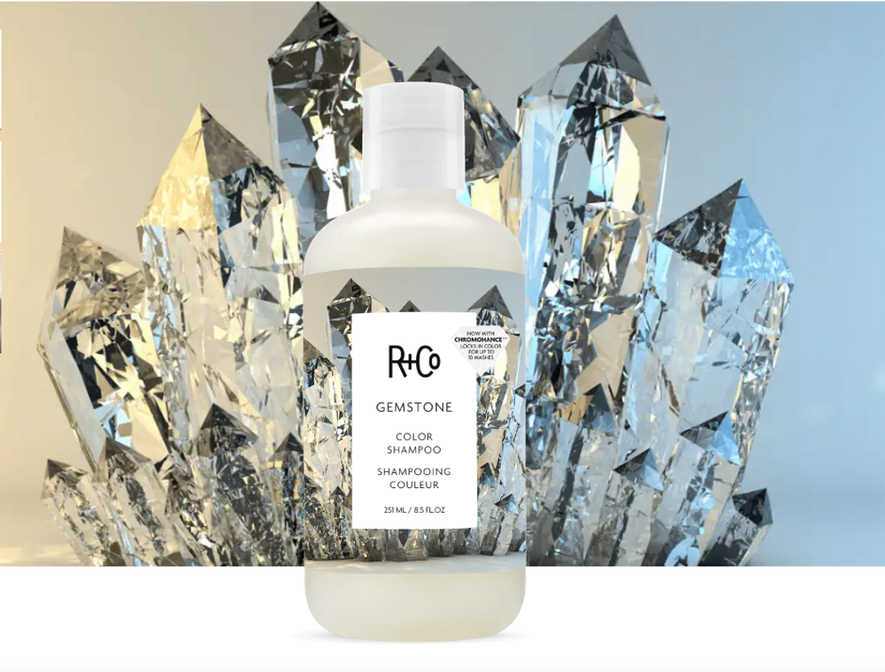 R+Co GEMSTONE Color Shampoo/КАЛЕЙДОСКОП шампунь для ухода за цветом с комплексом ChromoHance™, 251мл