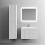 Тумба подвесная Sancos Snob T, Bianco 790х445х500, под столешницу без отверстия под смеситель, цвет Kreman, арт. SNT80W