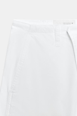 ZARA ШИРОКИЕ БРЮКИ НА ШНУРКАХ, БЕЛЫЙ