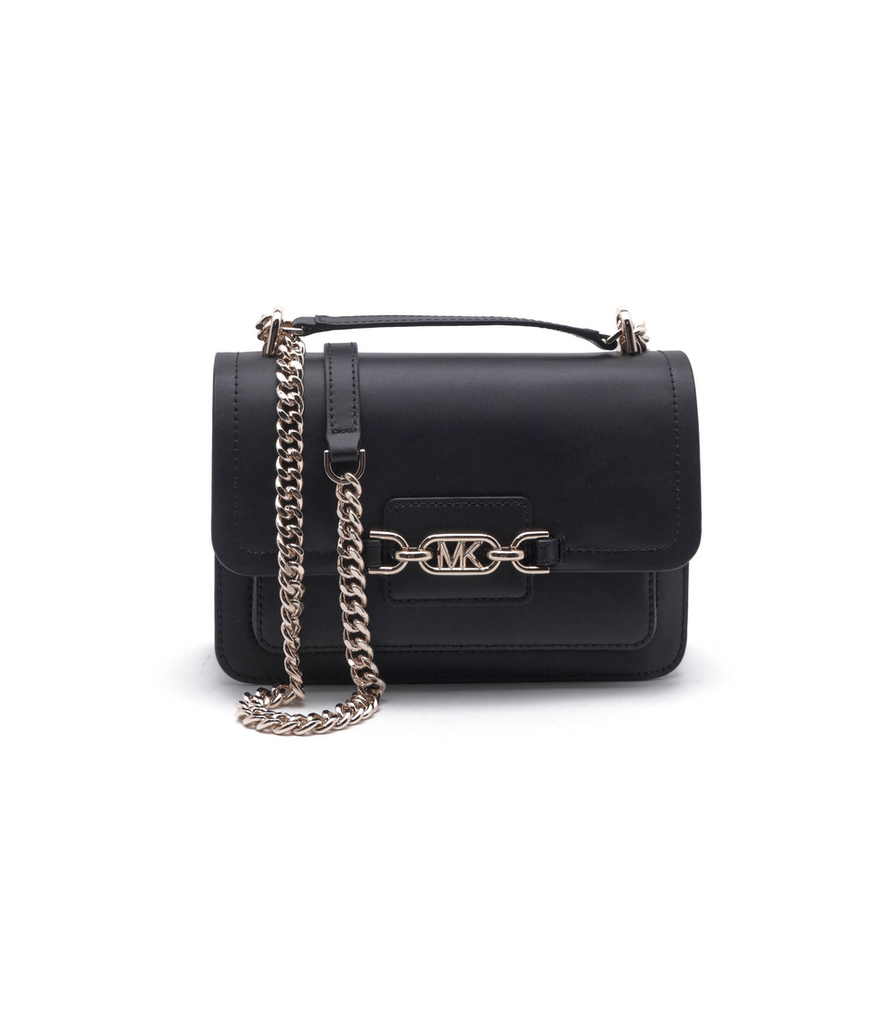 кожаная сумка-мессенджер heather Michael Kors - черный(30S2G7HL3L)