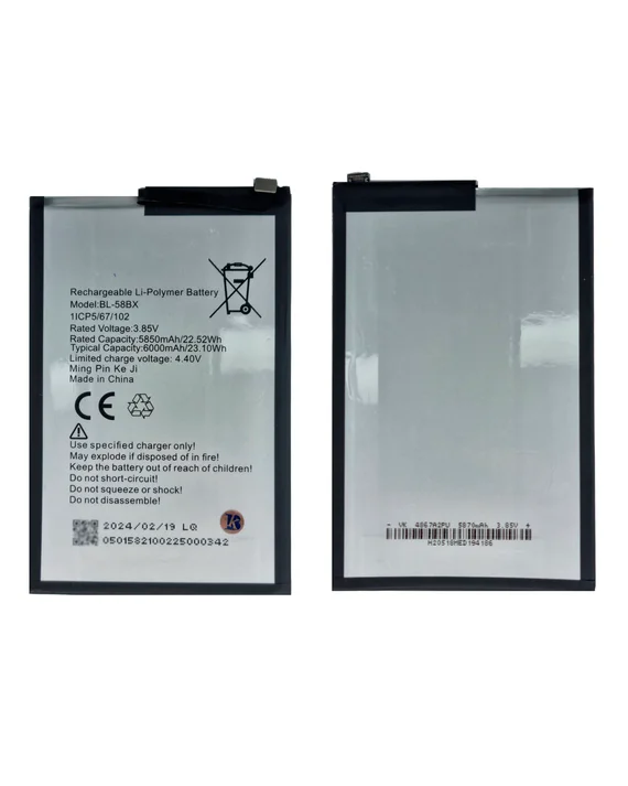 Аккумулятор для Hot 9 Play/Hot 10 Play/ Hot 12 Play/Hot 30 Play 6000mAh (BL-58BX)