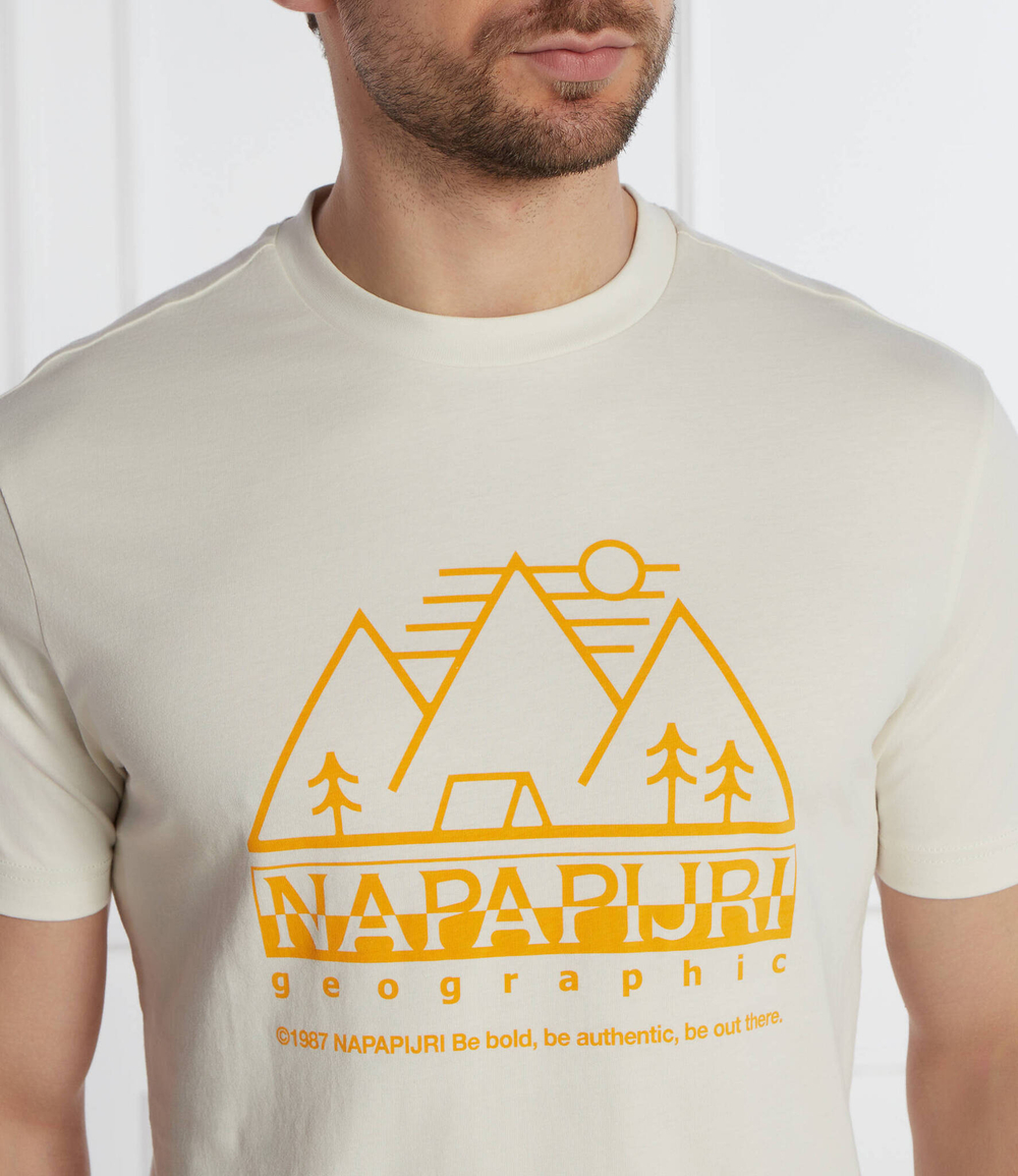 Футболка Napapijri - экрю(NP0A4HQE)