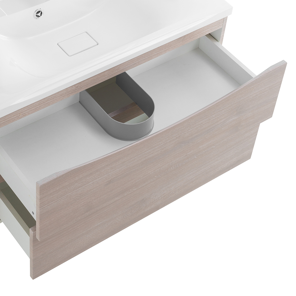 Тумба подвесная с раковиной BelBagno MARINO-1000-2C-SO-RG-P