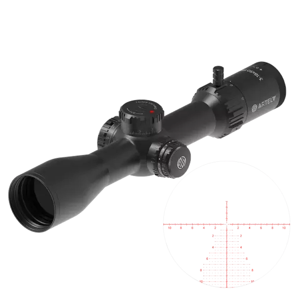 Artelv LRS 3-18x50 FFP 34мм