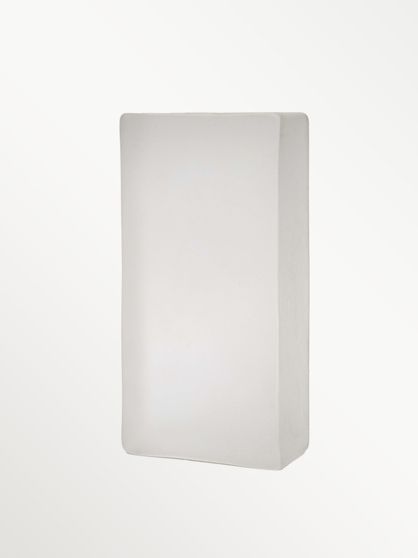 Стеклянный кирпич Glassio матовый бесцветный 20x10x5 см