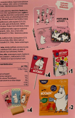 Набор конфет Karl Fazer Moomin Gift Box с муминами Traveller Exclusive в розовой коробке 252 г (Из Финляндии)