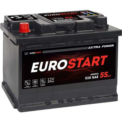 EUROSTART Extra Power 55Ah L+
