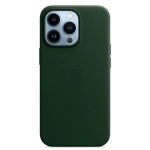 Кожаный чехол с поддержкой MagSafe Apple Leather Case для iPhone 13 Pro, Sequoia Green (Зеленая секвойя)