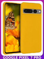 Мягкий Soft Touch чехол из силикона для GOOGLE PIXEL 7 PRO с бархатной подкладкой