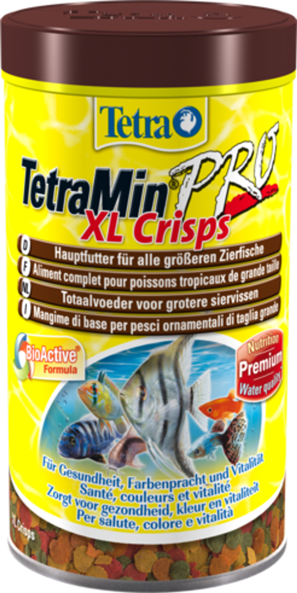 Корм для рыб TetraMin Pro Crisps XL Granules для всех видов рыб, крупные чипсы 500 мл.
