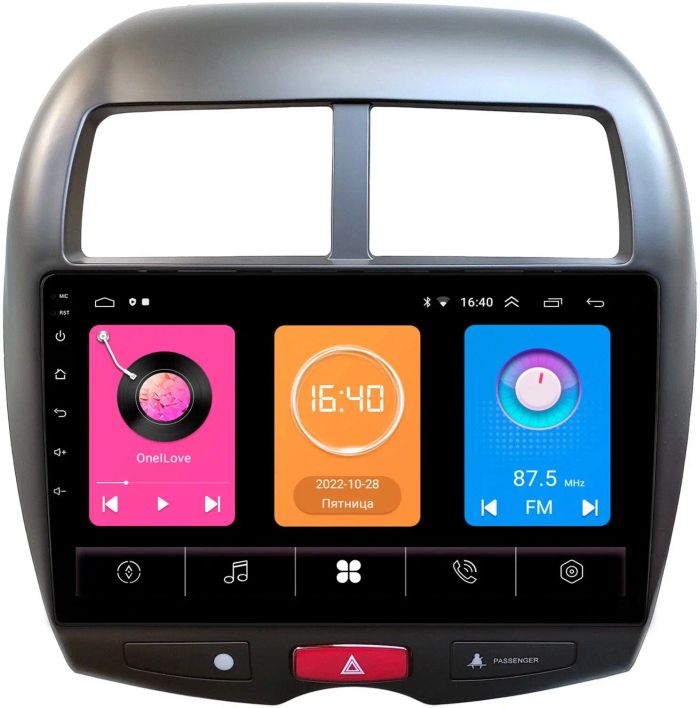 Магнитола для Mitsubishi ASX, Peugeot 4008, Citroen C4 Aircross 2010-2016 - GT10-1213 на Android 10