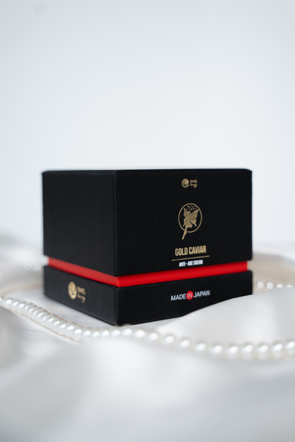 Омолаживающий пептидный крем с черной икрой, коллагеном и золотом Enhel Beauty