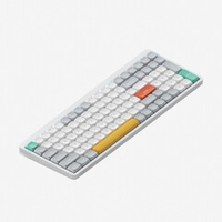 Беспроводная механическая клавиатура QMK Nuphy AIR96v2 Ionic White (EN), RGB, Hot Swap, Moss Switch (AIR96v2-IW-25-EN)
