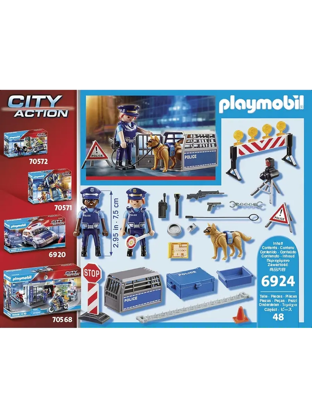 Набор Полицейский блокпост Playmobil 6924