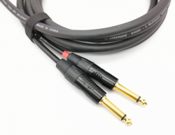 Кабель аудио 3.5 - 2х6.3мм, 7м, ZZcable