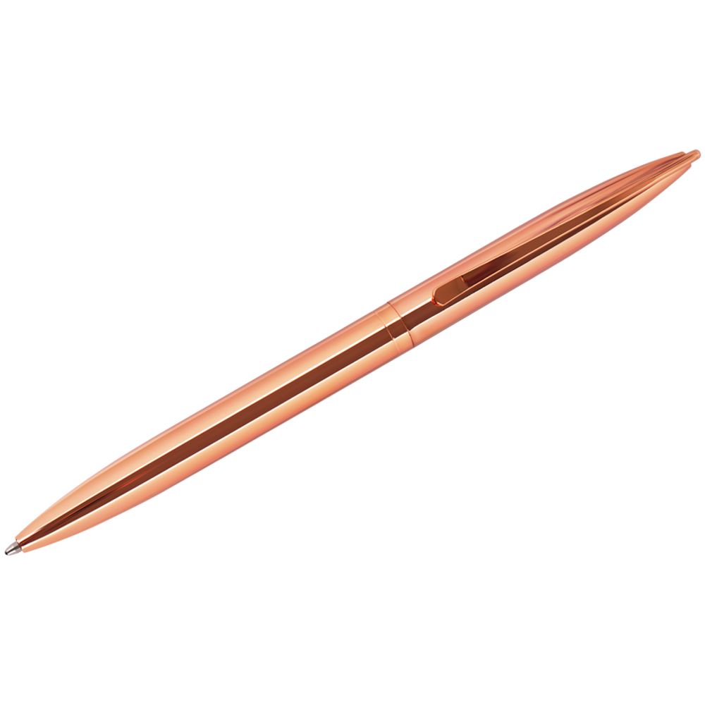 Ручка шариковая автоматическая MESHU "Rose gold" синяя, 1,0мм