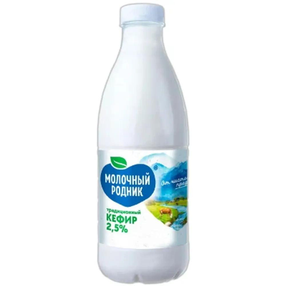 Кефир Молочный родник 2,5% 880мл
