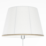 Citilux Линц CL402970 Торшер хром с белым абажуром