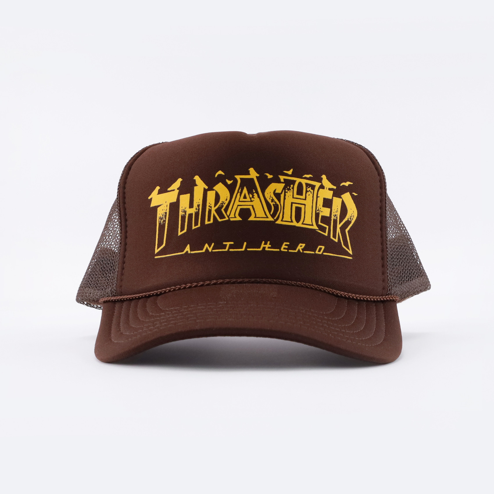 Кепка Thrasher Pigeon Mag Trucker Cap (brown) артикул: - купить в магазине Дайс