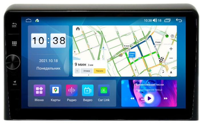 Магнитола для Hyundai Sonata 2017-2019 (LF) - Parafar PF309LUX1LHDAV на Android 12, Быстрая, CarPlay, 4G SIM-слот