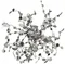 Настенный светильник Garden GARDEN AP-PL3 D400 CHROME Crystal Lux