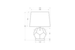 Лампа настольная Garda Decor 22-88259