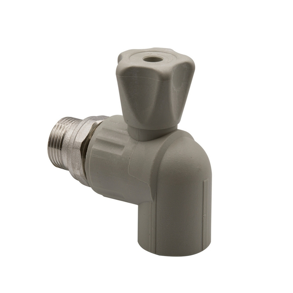 Кран американка шар 25-3/4'' угловой EVER®  СЕРЫЙ (Россия)