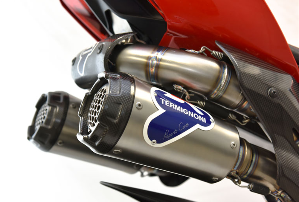 Termignoni Выхлоп титановый + нержавеющая сталь Ducati Panigale V4 / Streetfighter V4  D20009400ITC