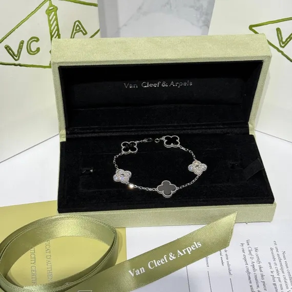 Винтажный браслет Van Cleef &amp; Arpels Alhambra, 5 мотивов