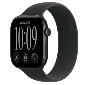 Умные часы Apple Watch Series 12 GPS 46mm Black Aluminum Case with Black Solo Loop 6