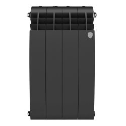 Радиатор биметаллический черный BiLiner 500 Noir 4 секции