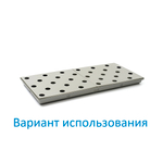 Крышка к 1/2 поддона ПГКп 560*1260мм