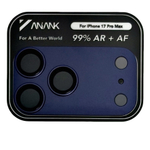 Защитное стекло для задней камеры с площадкой i-Phone 17 Pro Max ANANK 10X Reinforced Corning Blue