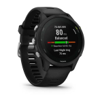 Смарт часы Garmin Forerunner 255 Music с черным ремешком