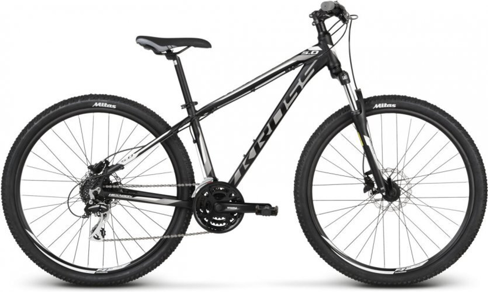 Велосипед Kross 2018 Hexagon 5.0 29 black graphite white matte S