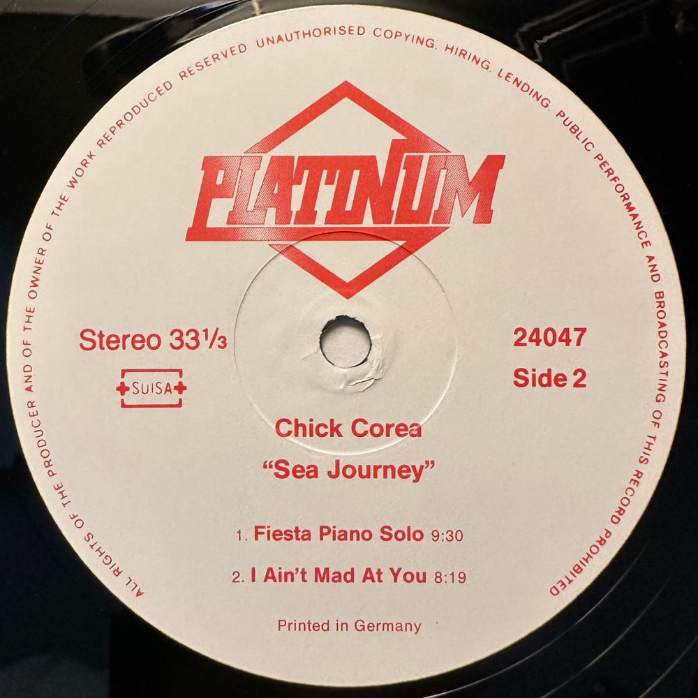 Chick Corea - Sea Journey (Германия 1985г.)