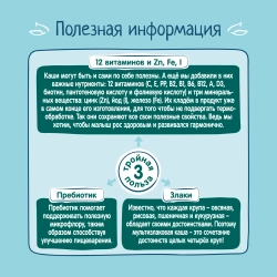 Каша Фрутоняня мол Мультизлак яблоко банан земляника 200г, с 6 месяцев