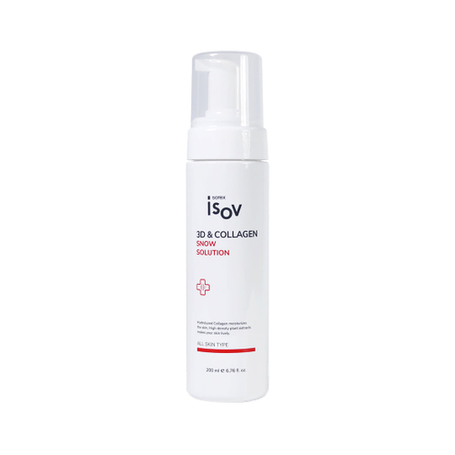 ISOV 3D & Collagen Snow Solution | Пенка-эссенция для лица, 200 мл