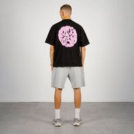 Футболка UNIFORM Heavy Bubble Blur, черный/розовый