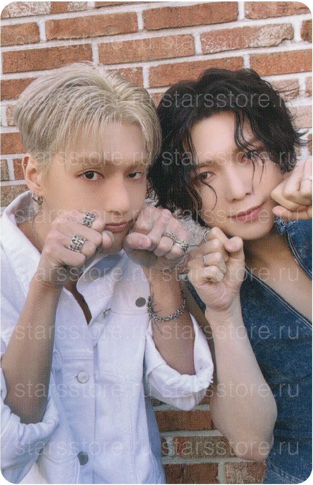 Фотокарта Wooyoung &amp; Yeosang ATEEZ - GOLDEN HOUR : Part.3 (MAKESTAR)
