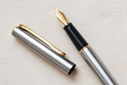 Перьевая ручка Diplomat Traveller stainless steel gold М (D10057461) 4