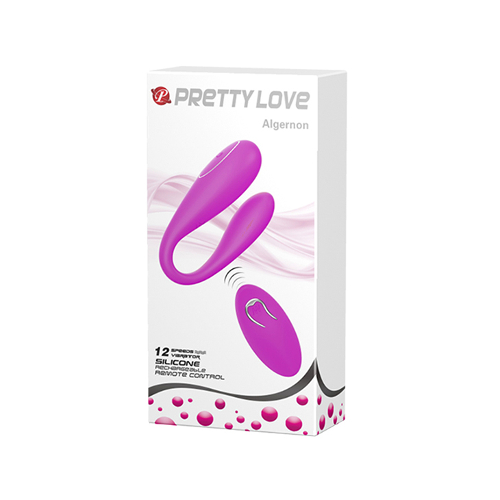 Вибратор для двоих с дистанционным управлением Pretty Love BI-014582W