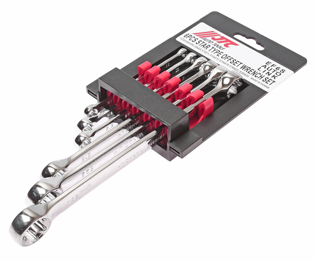 Набор ключей накидных TORX Е6-E24 6 предметов JTC