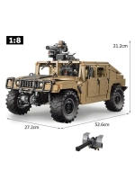 Конструктор CADA военный автомобиль HumVee 1:8 C61036W