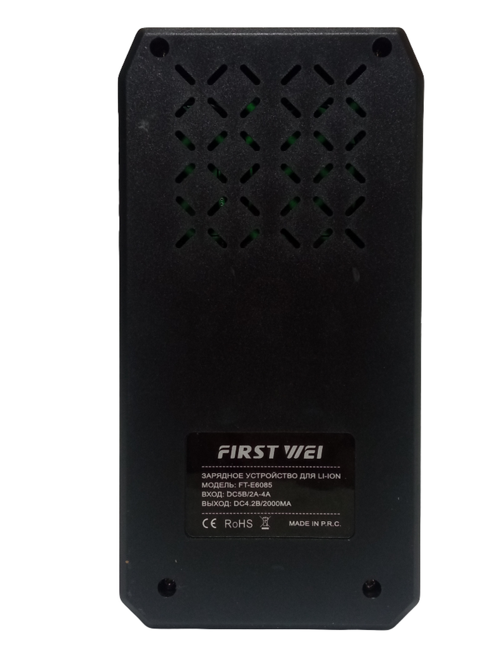Зарядное уст-во для аккумуляторов 18650+ USB питание FirstWei