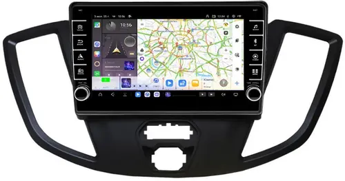 Магнитола для Ford Transit 7 2014-2023 - Kuberg SF-9287 (кнопки и крутилки) Android 13, Быстрая, CarPlay, 4G SIM-слот