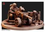 Astra Militarum Tallarn Desert Raiders Гвардейский расчёт тяжелого стаббера миниатюра для AOS,Waha, Настольная игра, НРИ, Варгейм, РПГ