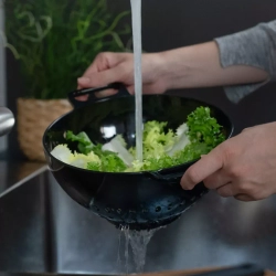 Дуршлаг 2л Trebonn Bowls&Colanders черный