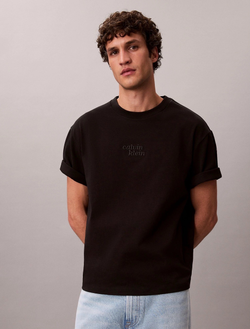 Футболка Calvin Klein Embroidered 1989 Logo Graphic Relaxed Black